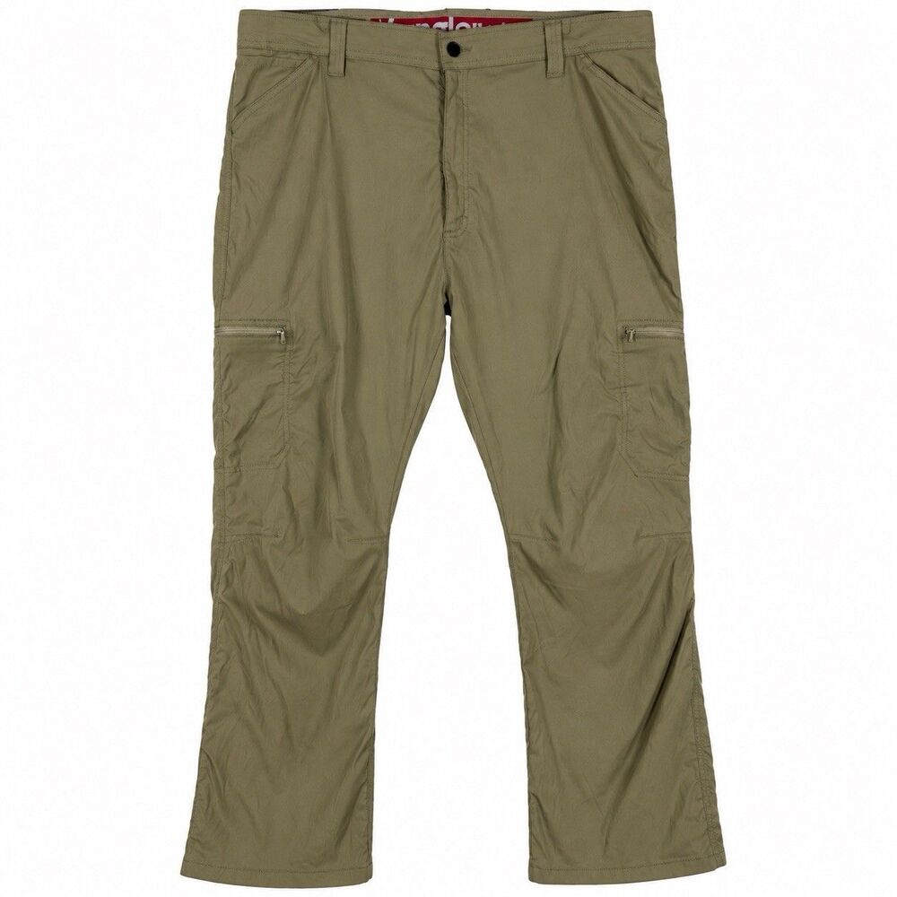 Wrangler All Terrain Cargo Pants Mens 42x30 Fallen Rock Stretch Hiking NW788FR
